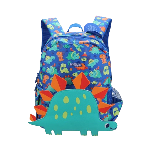 Mochila Escolar Infantil Dinossauro Stegosaurus Original Smiggle