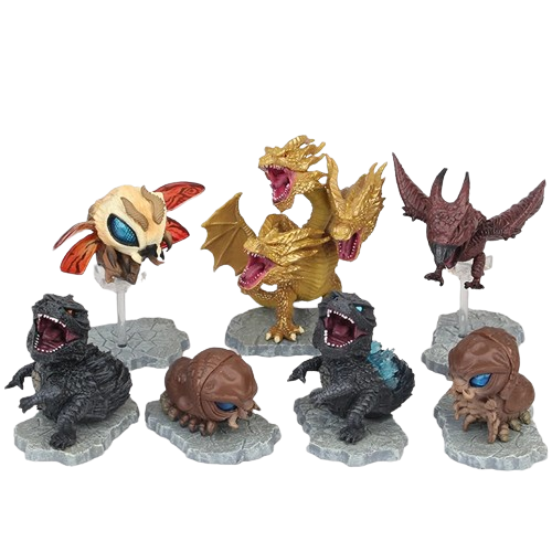 Pack 7 Figures Godzilla Monsterverse