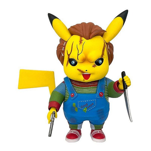 Pikachu Versão Chucky Brinquedo Assassino Figure Pokémon