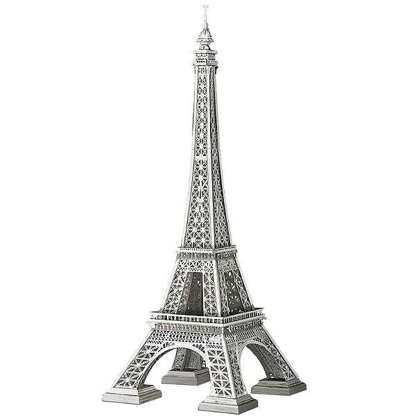 Torre Eiffel  Prata - 3D Piececool