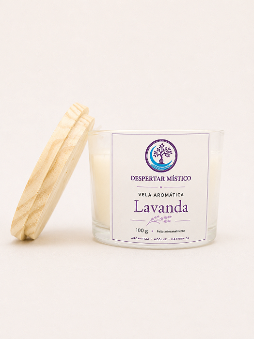 VELA AROMÁTICA LAVANDA 100G