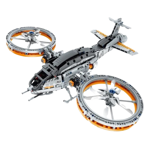 A Nave Espacial StarFighter 44 cm - Blocos de Montar