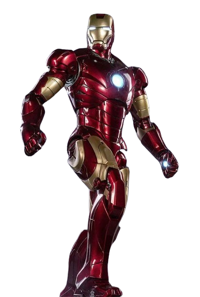 Action Figure Iron Man Mark III Com LED - Marvel