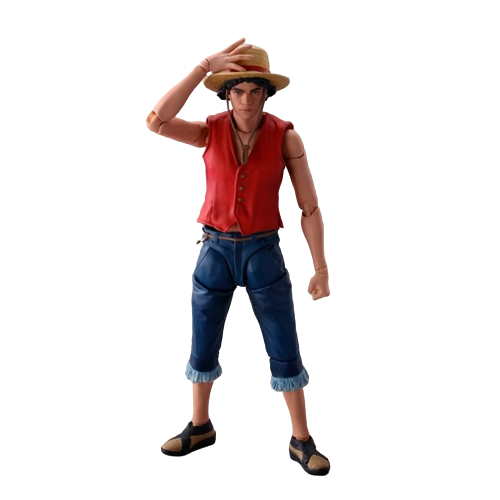 Action Figure Monkey D. Luffy V. Série One Piece Netflix - Bandai SHF