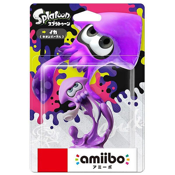 Amiibo Inkling Squid Purple Splatoon