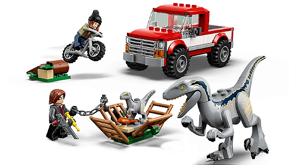 Captura dos Velociraptores Blue e Beta Jurassic World