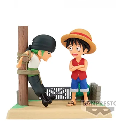 Diorama Luffy e Zoro One Piece World Collectible - Bandai Banpresto