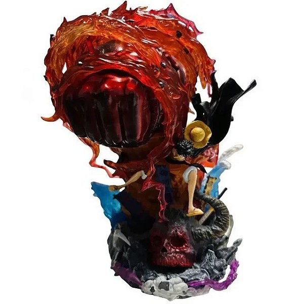 Estátua Monkey D. Luffy Gear 3 23cm - One Piece