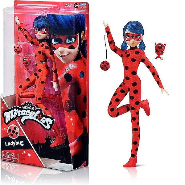 Figure Boneca Ladybug Miraculous 30CM - Original Playmates