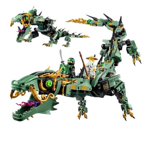 Green Ninja Mech Dragão - Ninjago