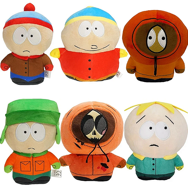 Kit 6 Pelúcias South Park - Comedy Central
