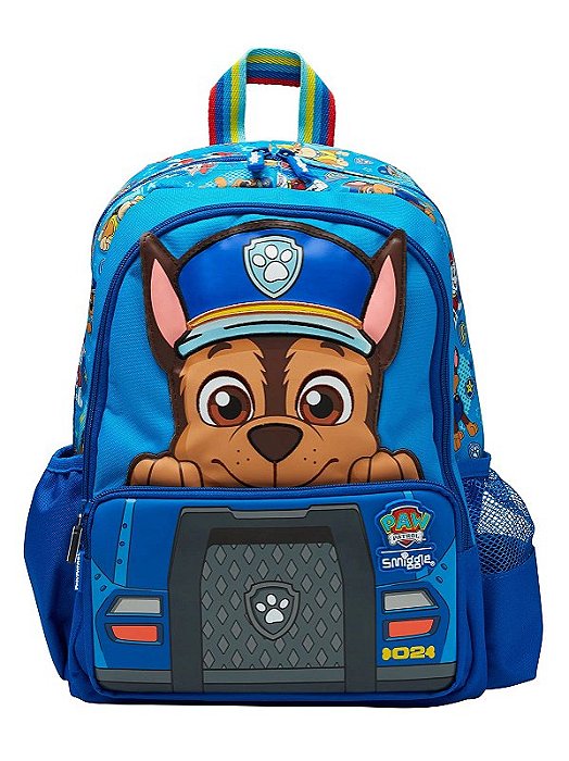 Mochila Escolar Infantil Chase Patrulha Canina Original Smiggle