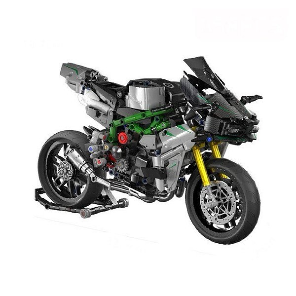 Moto Kawasaki Ninja - Blocos de Montar