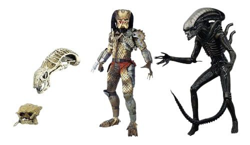 Pack Action Figures Alien Vs Predador NecaToys