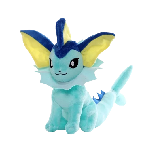 Pelúcia Vaporeon Pokémon - Animes
