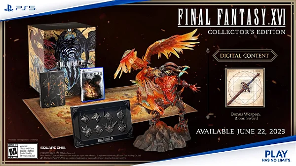 Final Fantasy XVI 16 Collector's Edition PS5 w/ Steelbook & Wallbanners IN HAND!