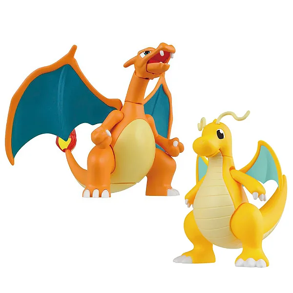 Charizard and Dragonite - Pokemon - Plastic Model Kit - Banda