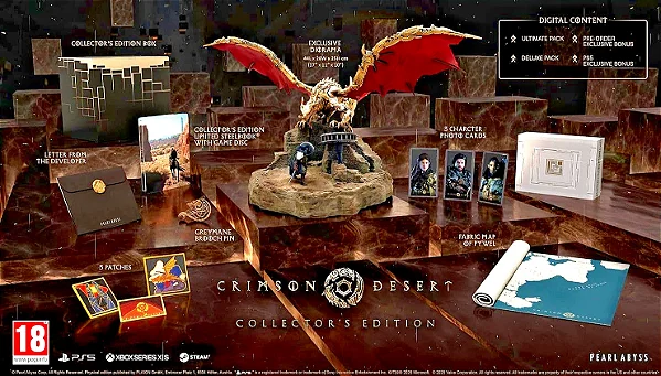 Pré-venda Xbox series X/S Crimson Desert edição de colecionador