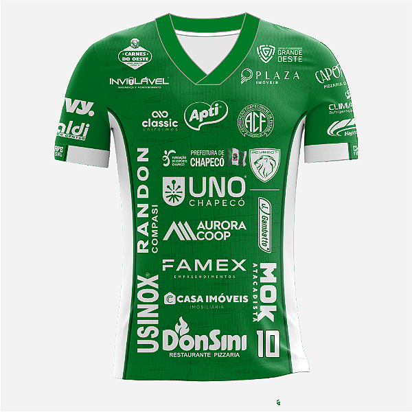 Camisa Chapecoense Futsal | 2026 Original - Jogo 1 verde Infantil