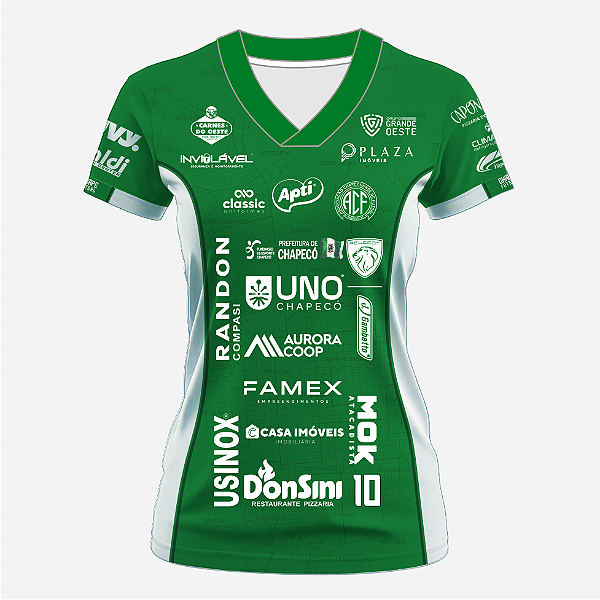 Camisa Chapecoense Futsal | 2026 Original - Jogo 1 verde Feminina