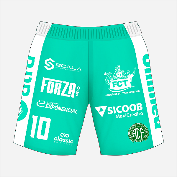 Calção Chapecoense Futsal | 2026 Original - Treino Linha verde Masculino