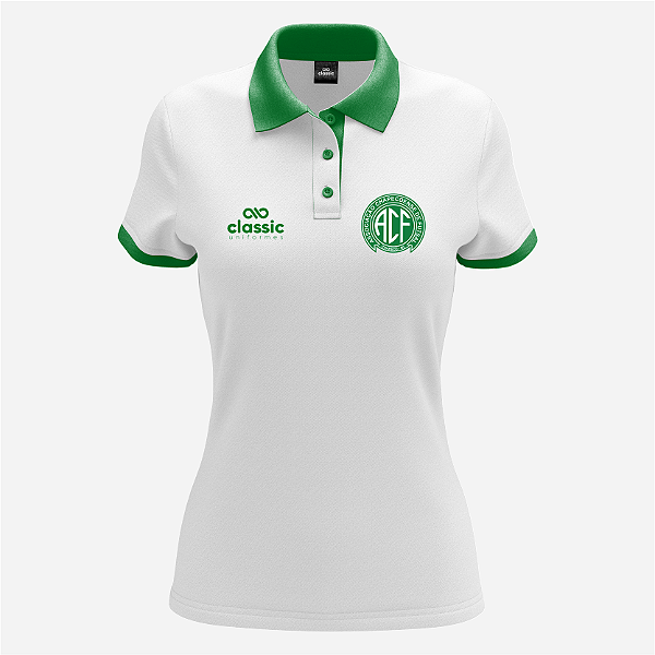 Camisa Polo Chapecoense Futsal | 2026 Original – Viagem Branca Feminina