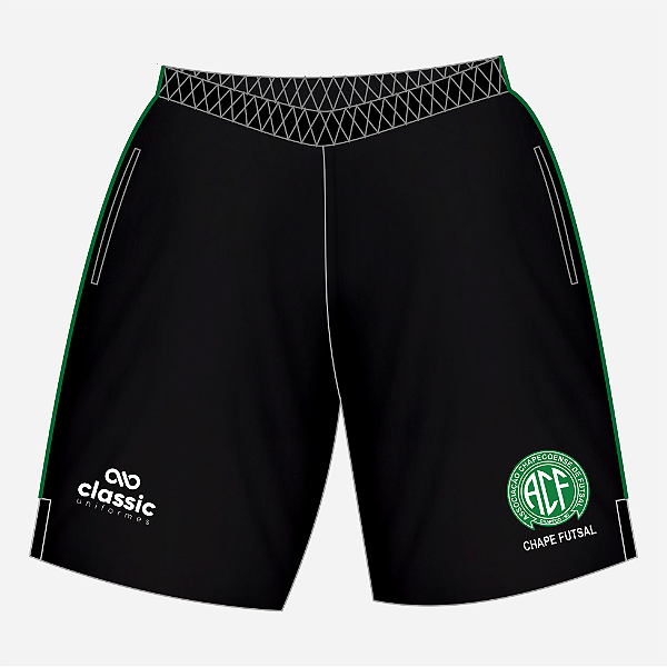 Bermuda Chapecoense Futsal | 2026 Original - Passeio preta Masculina