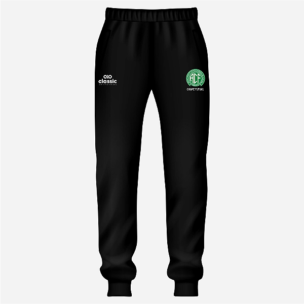 Calça de Agasalho Chapecoense Futsal | 2026 Original - Passeio preta Masculina