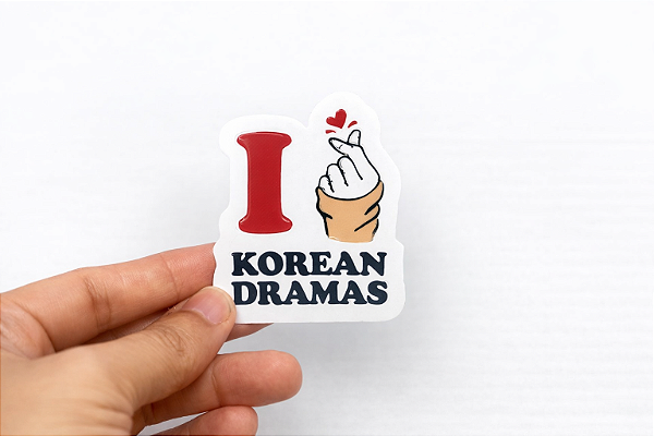 ATACADO - Ímã Decorativo I LOVE KOREAN DRAMAS