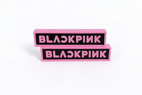 ATACADO - Placa Decorativa Black Pink Rosa e Preta