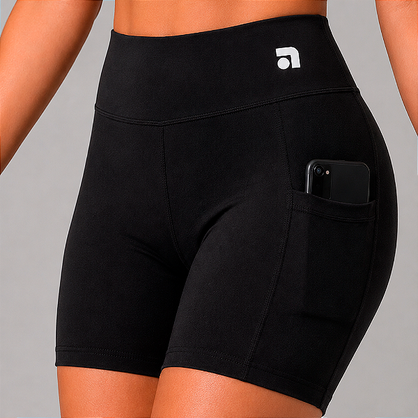 Short Sem Preocupação com bolso