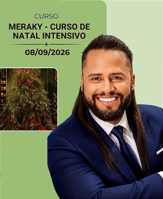 MERAKY - Curso de Natal Intensivo | 08/09/2026 | Prático Presencial | Gustavo de Souza