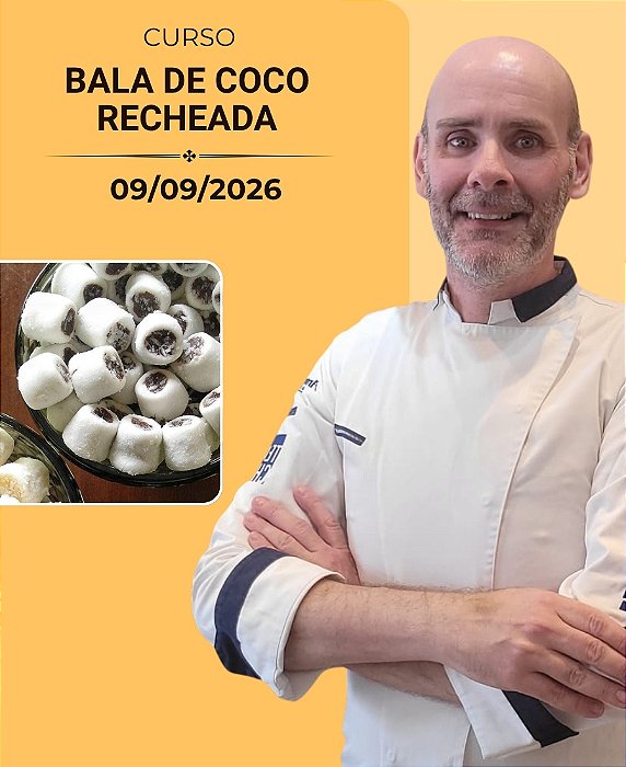 Bala de Coco Recheada | 09/09/2026 | Presencial | Ricardo Daudt