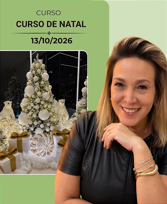 Curso de Natal | 13/10/2026 | com Simone Galvão | Presencial