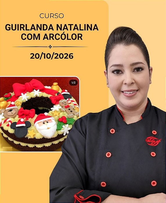 Guirlanda Natalina com Arcólor | Tatiana da Silva | 20/10/2026 | Presencial