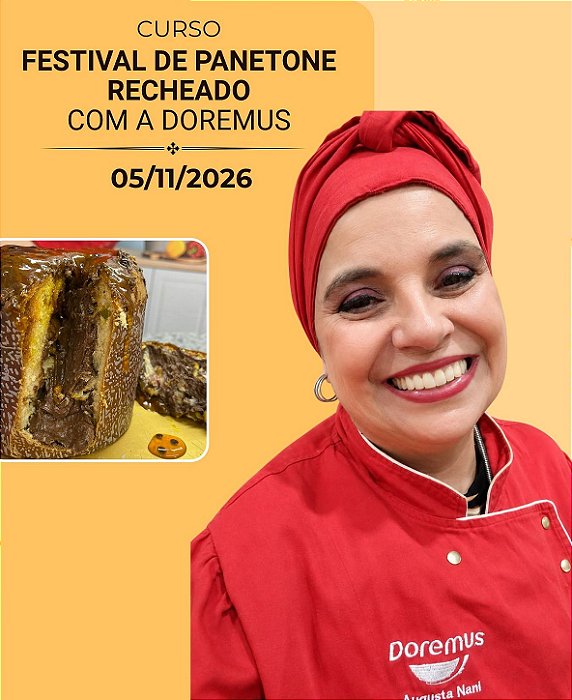 Festival de Panetone Recheado com a Doremus | 05/11/2026 | Chef Augusta Nani | Presencial