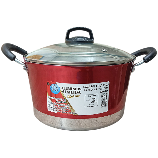 Caçarola Clássica Colorida tvt Nº20