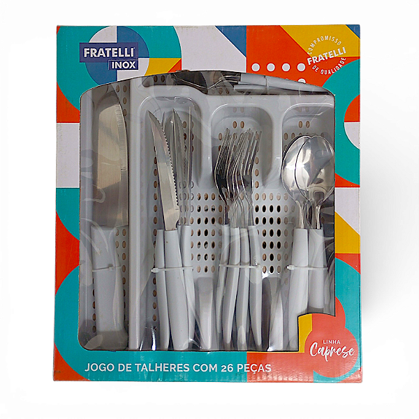 Kit Talher 26 Peças Caprese