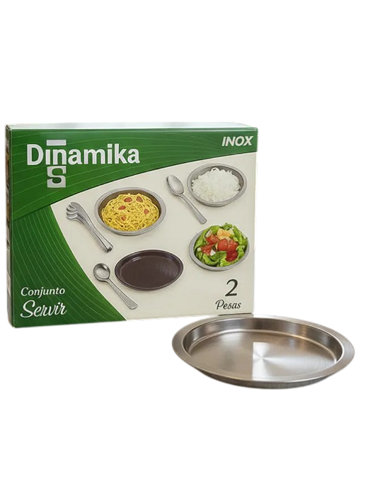 conjunto para servir em inox