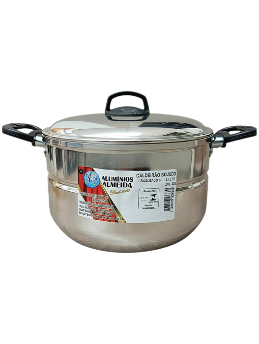 Caldeirão Bojudo Polido Nº24