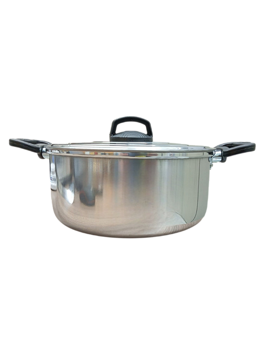 CAÇAROLA DE ALUMÍNIO Nº22 POLIDA