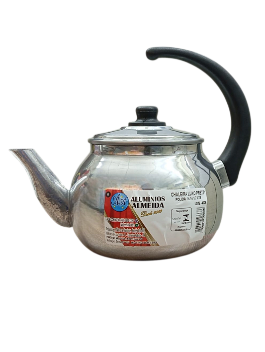 Chaleira de Alumínio Polida Nº14 Luxo