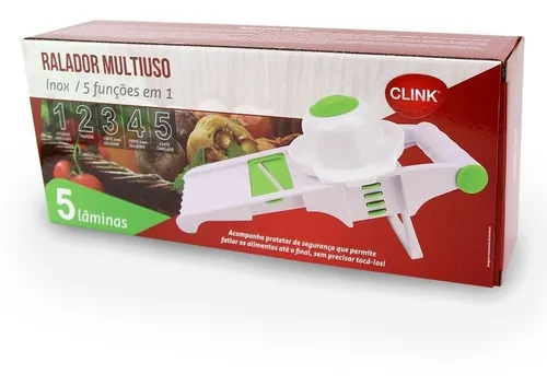 Kit Ralador Plástico Inox