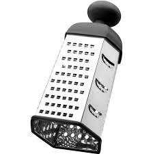 Ralador 6 faces 26cm em aço inox