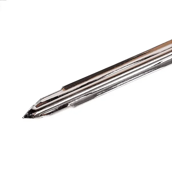 Espeto Simples 85cm Barbecue em Inox com Cabo de Madeira