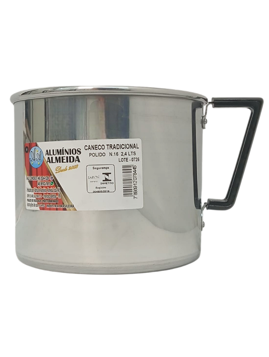 Caneco de Alumínio Tradicional Nº16
