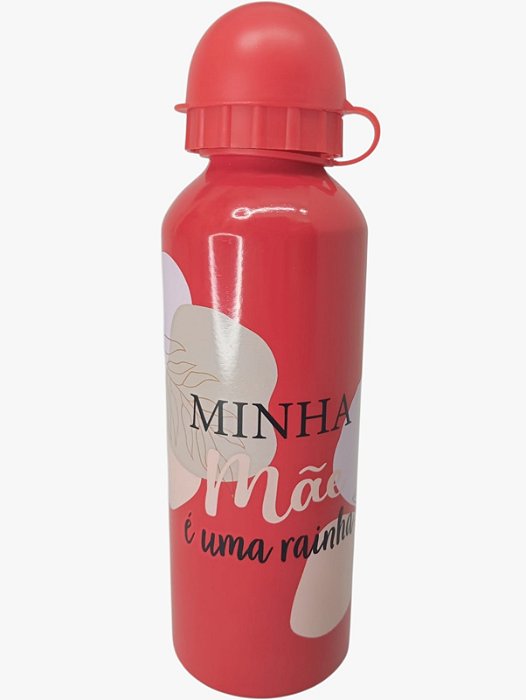 GARRAFA ALUMINIO 500ML DIA DAS MÃES