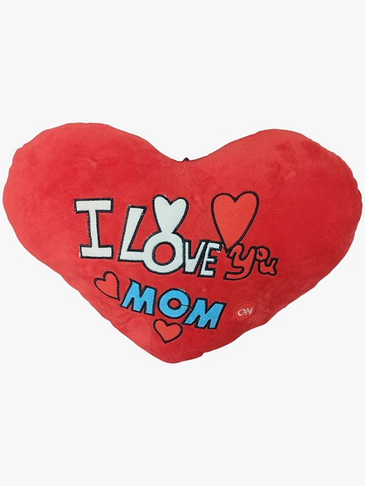 Almofada Coração Dia das Mães GG