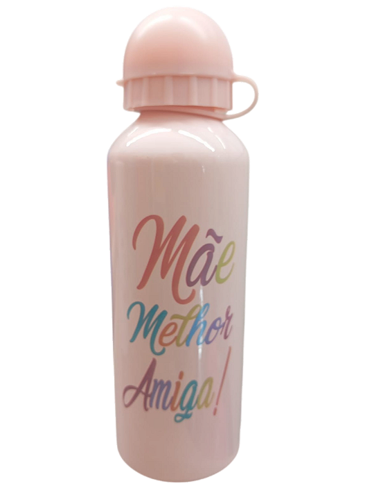 Garrafa de Alumínio 500ml Dia das Mães