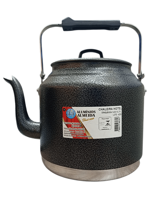 Chaleira de Alumínio Hotel Nº22 Craqueada e Polida